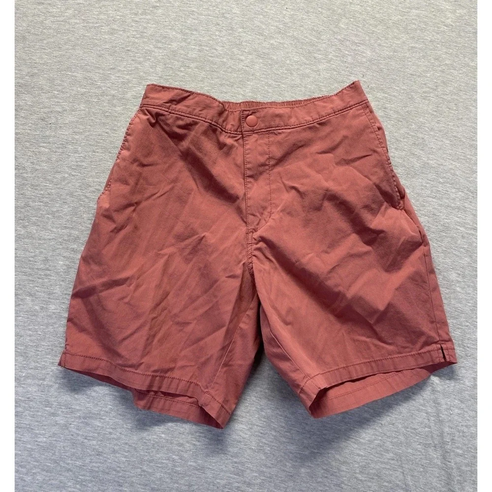 Old Navy Chino Shorts Mens Medium Rose Pink Stretch Waist Pockets Casual Wear